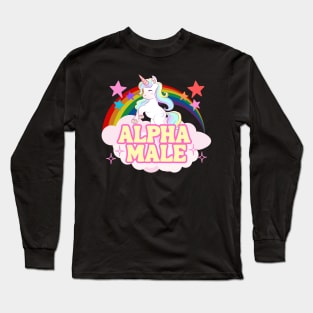 Alpha Male - Funny Male Long Sleeve T-Shirt